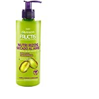 Los mejores  - Garnier Fructis Nutri Rizos Secado al Aire Crema Sin Aclarado para Pelo Rizado u Ondulado – 400 ml